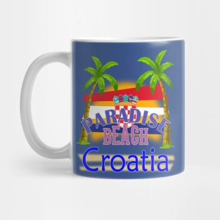 Paradise Beach Croatia Vacation Holidays Mug